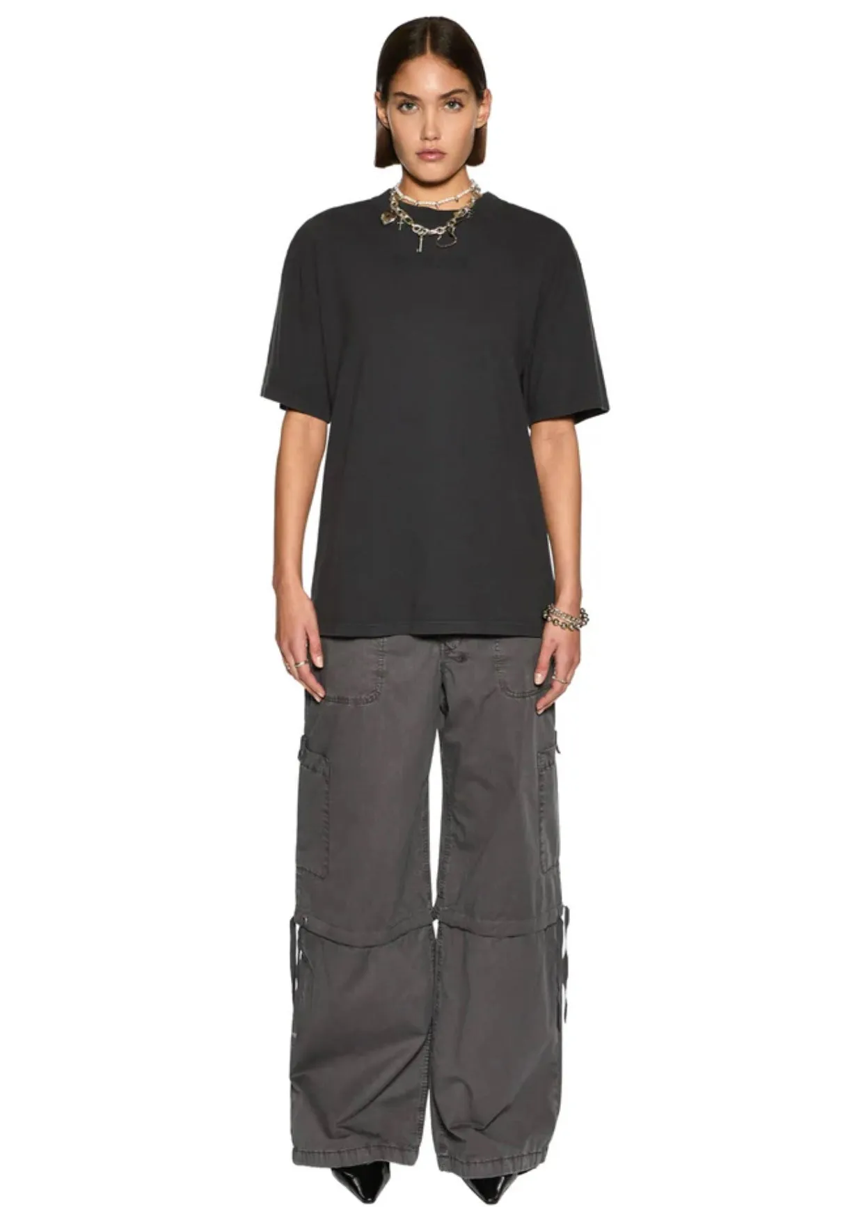 KSUBI - Sott Oversized Tee Acid Black