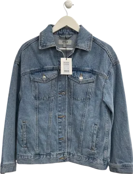 New Look Blue Oversized Denim Jacket UK 8