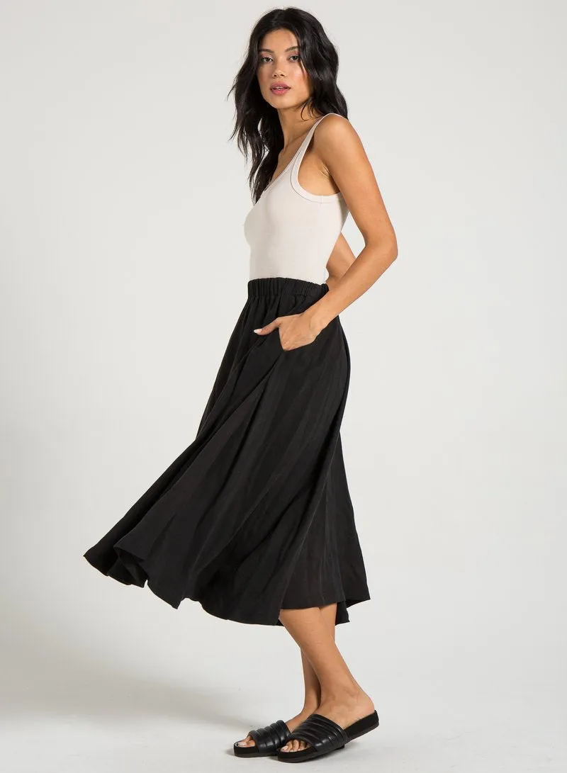 PHILANTHROPY - Cassatt Skirt in Black Cat