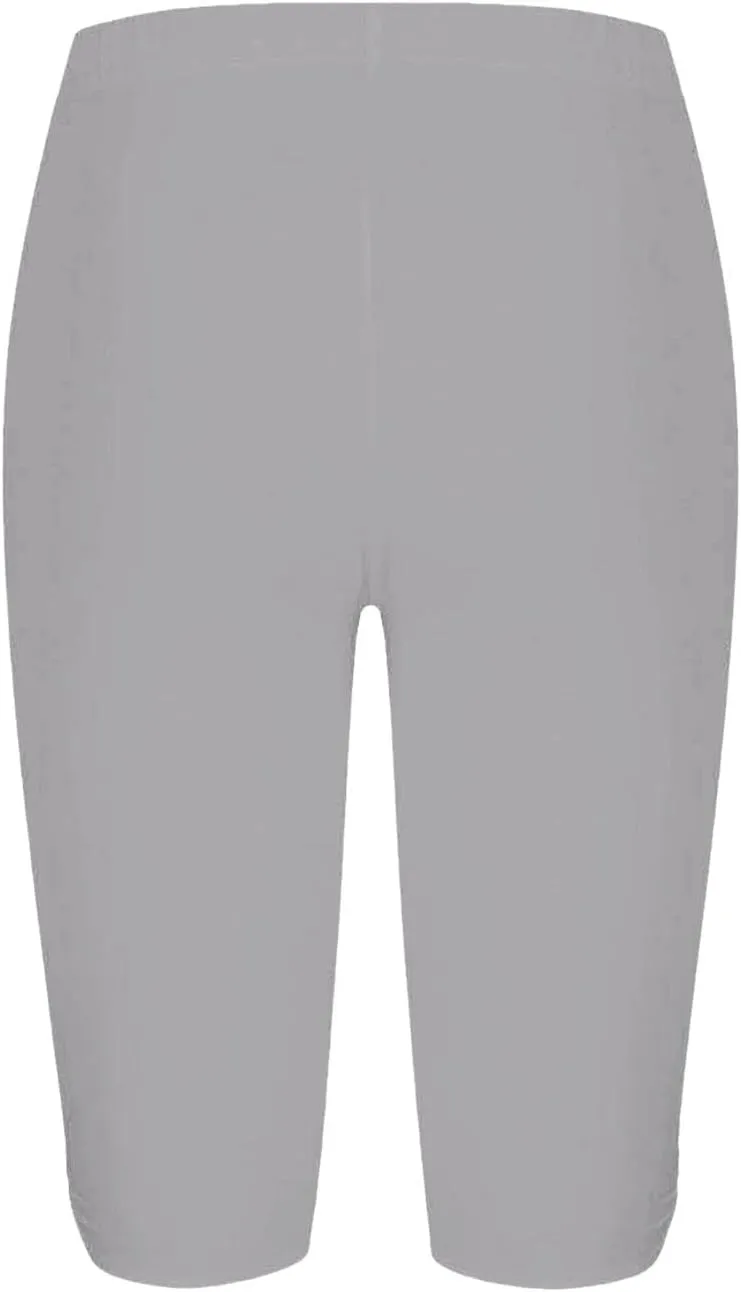 Women's Leggings, High Waisted Knee Length Capris Stretch for Casual Yoga Pants Workout Exercise